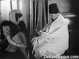 Amatör erişkin film 1920s - siyah genç, hippi, ipek