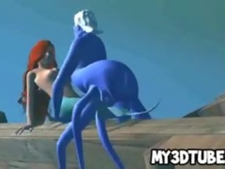 3d ariel duke fucked i vështirë nënujë nga ursula