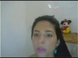 Gostosa rebolando exceptional latina Twitcam 3