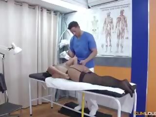Medical person x rated clip with patient