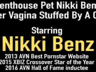 Penthouse 寵物 尼克 benz 有 她的 陰道 填充的 由 一 cock&excl;